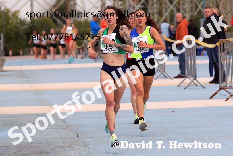 Senior womens 4 Stage Relay, 2022 Northern Road Relays, SportsCity, Manchester. Photo: David T. Hewitson/Sports for All Pics
